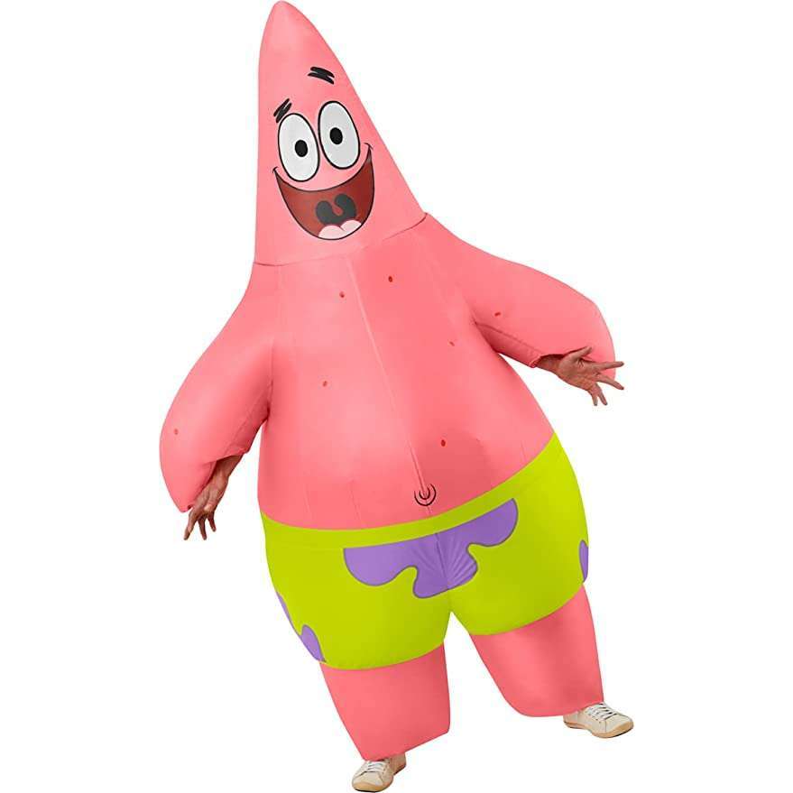diy fishnet patrick star and spongebob costume