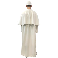 Traditional White Robe Pope Adult Costume