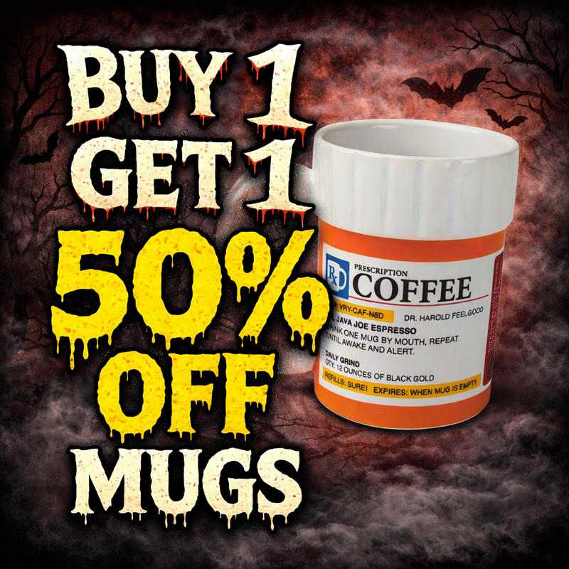 Buy One Get One 50% Off Mugs