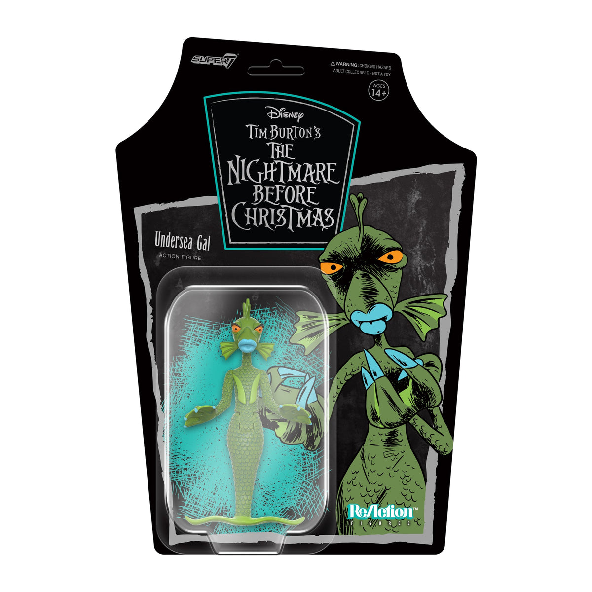 The Nightmare Before Christmas: 3.75" Undersea Gal ReAction Collectible Action Figure