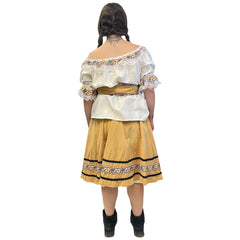German Women Yellow Dirndl Adult Costume