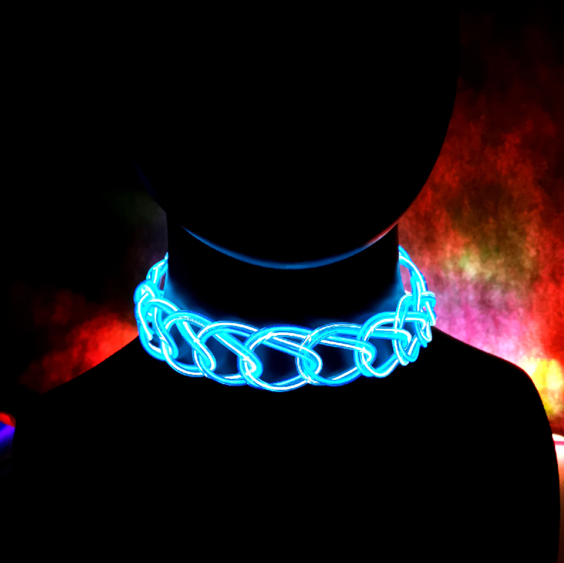 LED Chunky Necklace with Different Modes