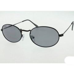 Oval Shaped Glasses W/ Dark Lens