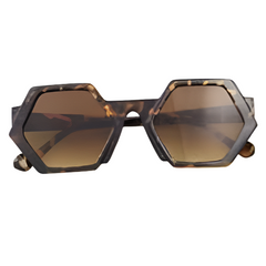 Thick Hexagonal Sunglasses