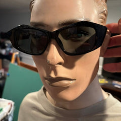 Funky Shaped Sunglasses w/ Glass Lens