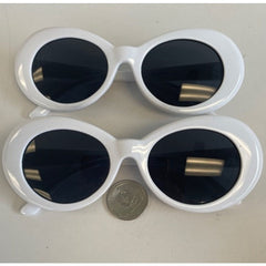 White Clout Style Sunglasses