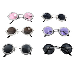 Rhinestone Long Bridge Sunglasses