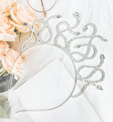 Silver Medusa Headpiece