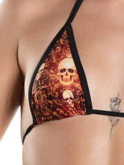 "Gothic Affair" Bikini & Shorts Set