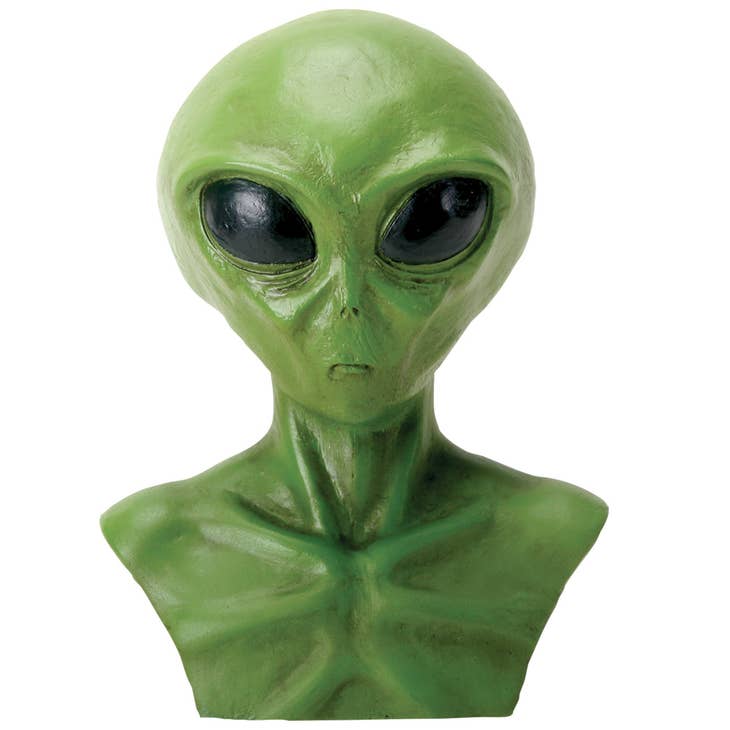 4" Extraterrestrial: Green Alien Bust