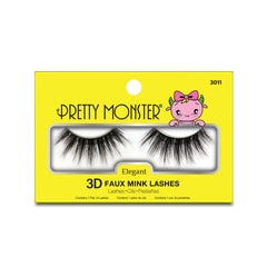 Pretty Monster - Elegant 3D Faux Mink Lashes