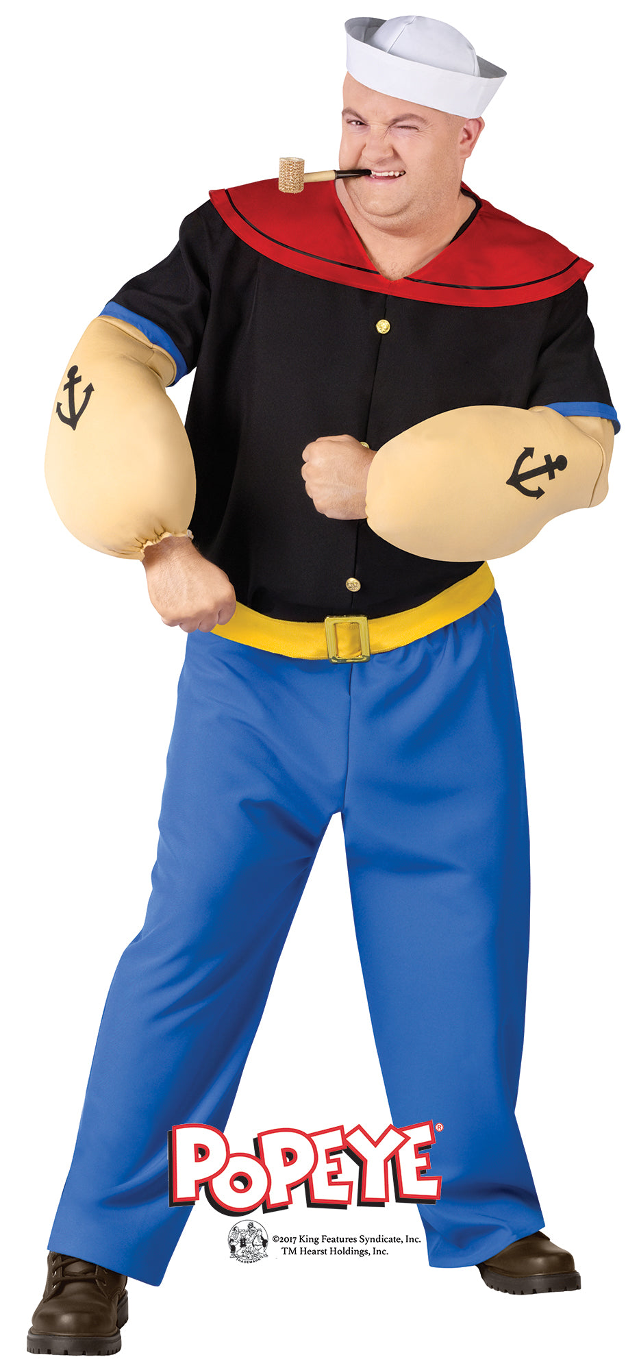 Deluxe Popeye Adult Costume - Plus Size