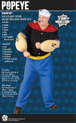 Deluxe Popeye Adult Costume - Plus Size