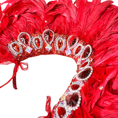 Royal Feather Carnival Neck Piece by Abraham Poderoso