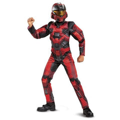 Halo Spartan 1 Keystone Red Classic Muscle Child Costume