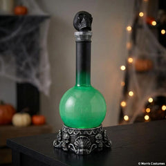 11" Skull Liquid Sphere - Light-Up LED Halloween Decoration