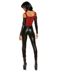 Seductive Red Rider Lace Adult Costume