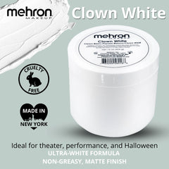 Mehron Clown White Performance Makeup