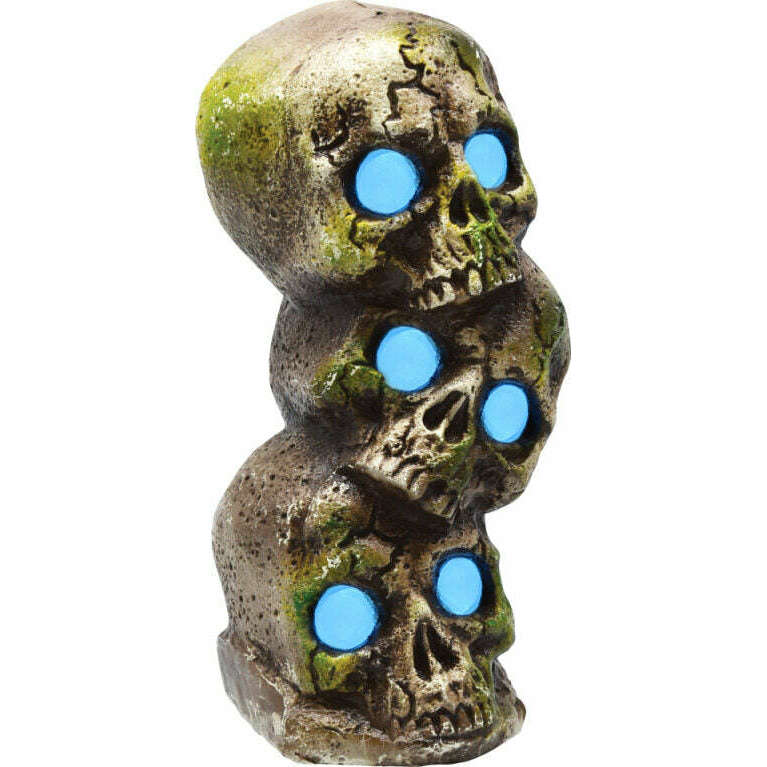 13.4" Light Up Swampy 3 Skull Stack Prop