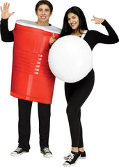 Beer Pong Couples Adult Costume