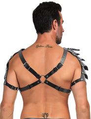 Leatherlike Adjustable Chest Strap Harness