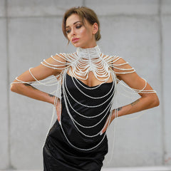 Cleopatra Faux Pearl Body Jewelry