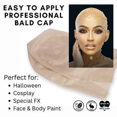 Mehron Professional Beige Latex Bald Cap