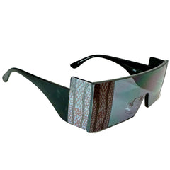 Rectangle Shaped Sunglasses w/ Corner Design