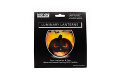 Halloween Jack-O-Lantern Floating Luminary LED Candle