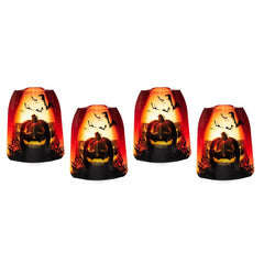 Halloween Jack-O-Lantern Floating Luminary LED Candle