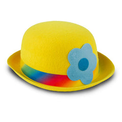 Colorful Clown Bowler Hat