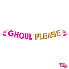 Ghoul Please Paper Halloween Banner