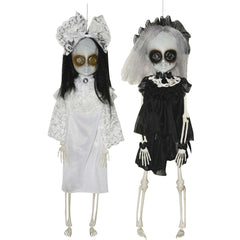 16" Creepy Hanging Skeleton Dolls