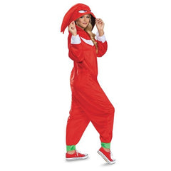 Sonic the Hedgehog Knuckles Adult Pajama Costume