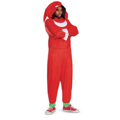 Sonic the Hedgehog Knuckles Adult Pajama Costume