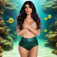 High Waisted Mermaid Bottoms