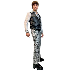 1970’s Zebra Print Prince Adult Costume