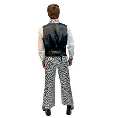 1970’s Zebra Print Prince Adult Costume