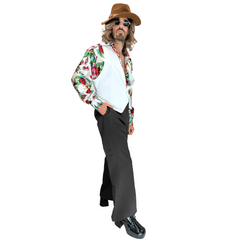 1970s Forest Floral Disco Party Adult Costume