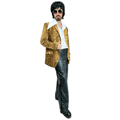 1970s Groovy Gold Men's Costume