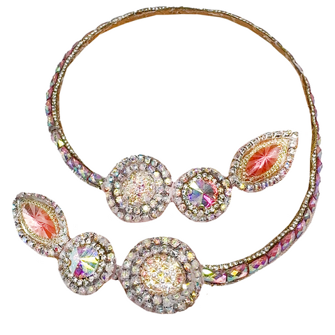 Exclusive Burlesque Royalty Pink Neckpiece – AbracadabraNYC
