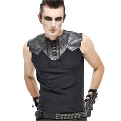 Men's Black Futuristic Top
