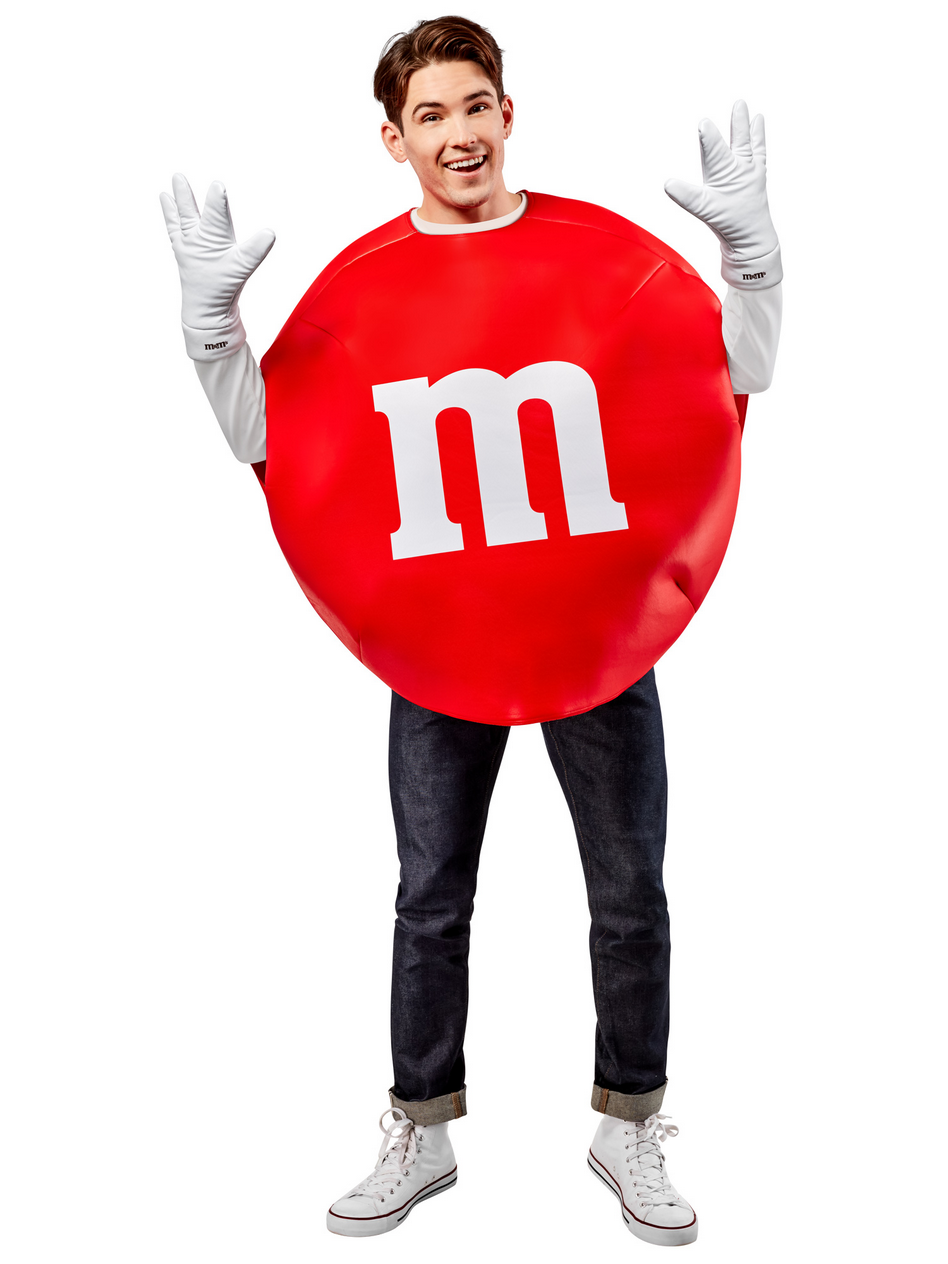 Red M&M Adult One Size Costume