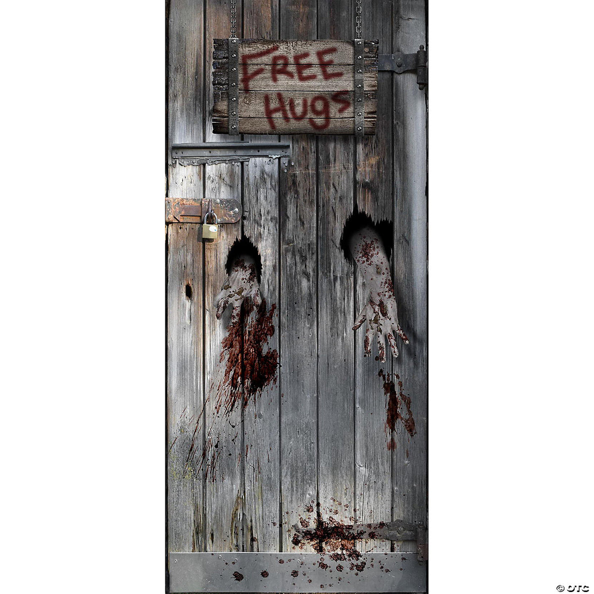 71" Free Hugs Horror Door Cover Decoration