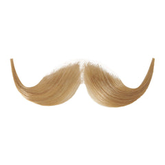 100% Human Hair Fake Handle Bar Mustache