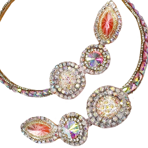 Exclusive Burlesque Royalty Pink Neckpiece – AbracadabraNYC