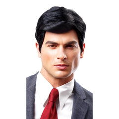 Classic News Anchor Unisex Black Wig