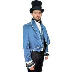 Victorian Men's Two-Piece Tailcoat and Vest