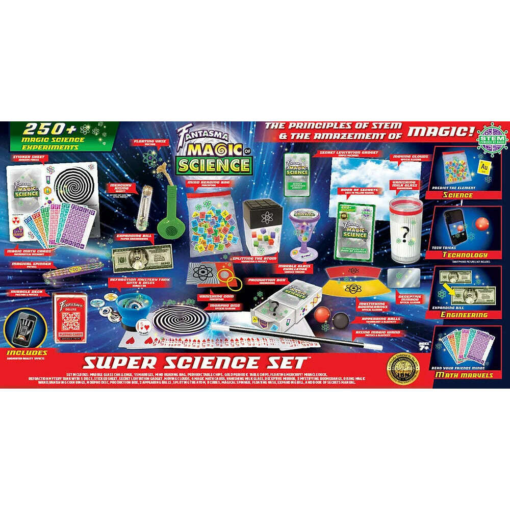 250+ Deluxe Super Science Experiments Illusionology Set – AbracadabraNYC