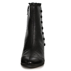 2.5" Women’s Black Heel Boots